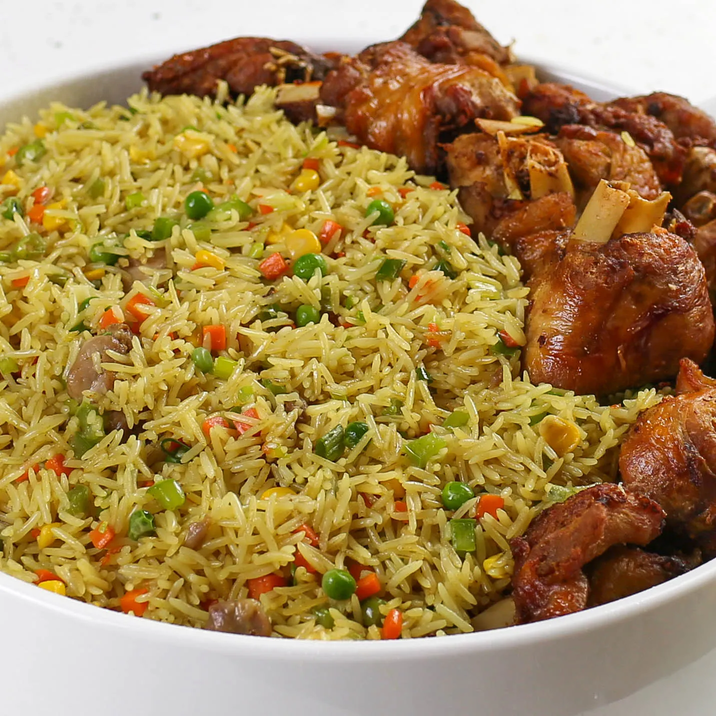 Fried Rice and Chicken